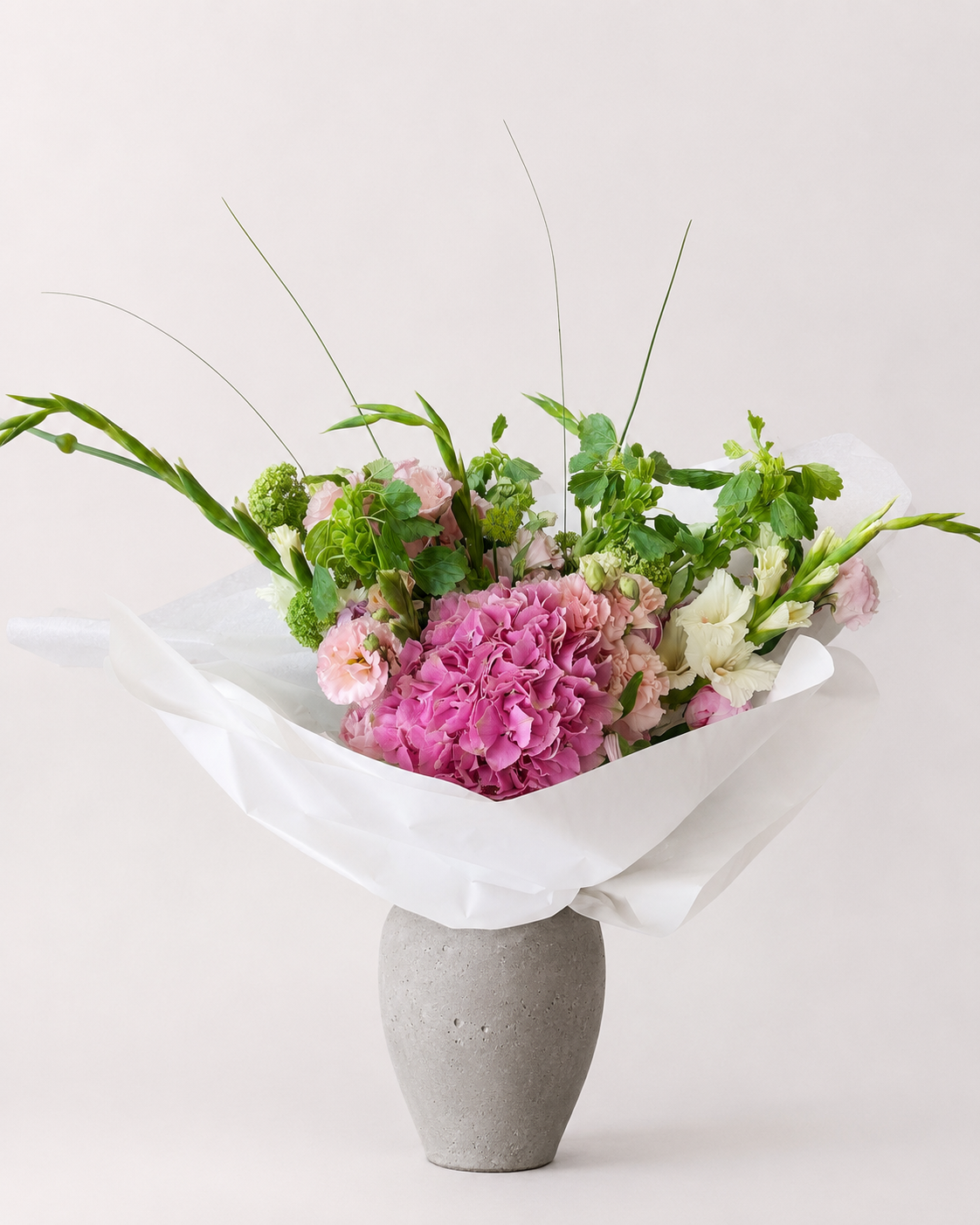 Pink Hydrangea Garden